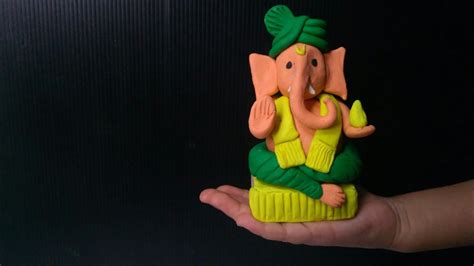 How To Make Ganesha Using Clay At Home 2019 How To Make Clay Ganpati