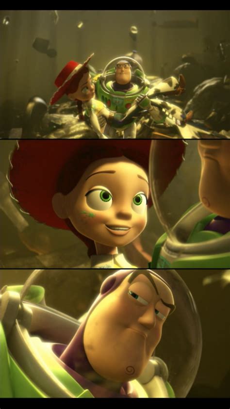 Buzz And Jessie Buzz Saving Carrying Jessie And She S Swooning