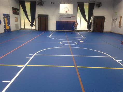 Multipurpose Sport Floor Installation With Action Herculan Mathusek
