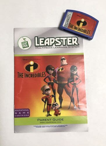 Leapster Leap Frog The Incredibles Cartridge Game Disney Pixar Ebay