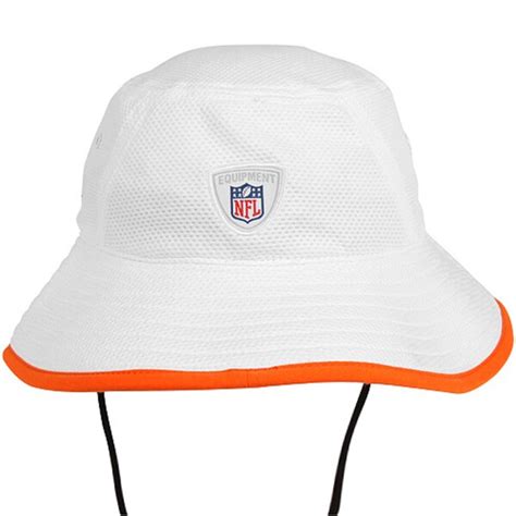 New Era Cleveland Browns Training Bucket Hat White