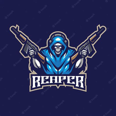 Premium Vector Reaper Mascot Logo Design Vector With Modern