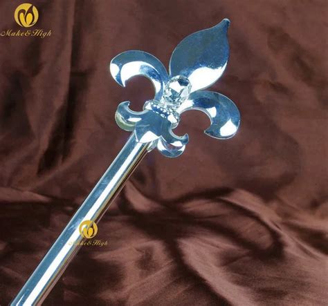 Imperial Medieval Scepter Wand 195 Crystal Silver King Prince Sceptre