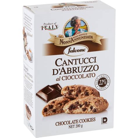 Falcone Cantucci Dabruzzo Cioccolato Chocolate Cookies 200g Woolworths