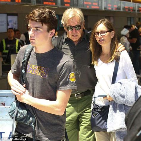 Harrison Ford And Son Liam 17 Run Errands In Santa Monica Harrison