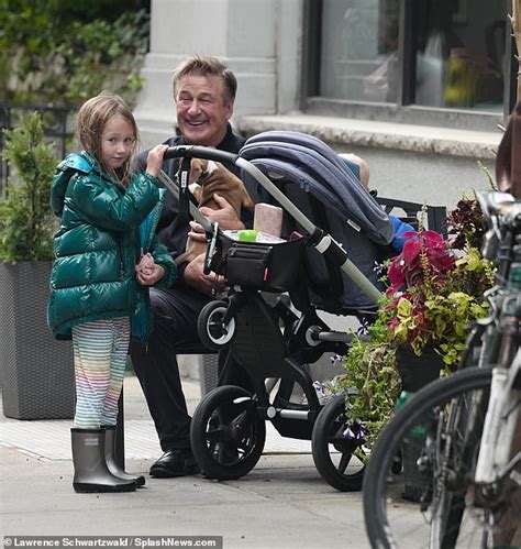 Alec Baldwin Looks Thrilled During Day With Pregnant Wife Hilaria