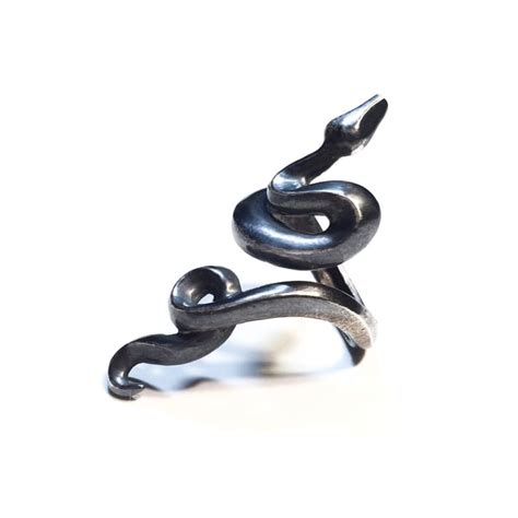 Python Ring In Sterling Silver Or 10k Gold Arcana Obscura