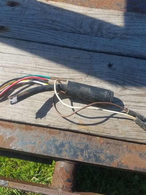All you have to do is link up the white wire to the negative and the colored wires to the positive. Trailer Wiring Harness - Yesterday's Tractors
