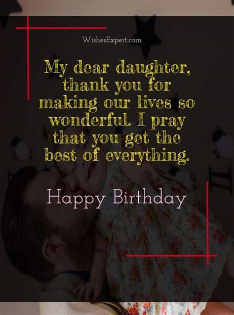 25 Best Birthday Wishes For Daughters From Dad