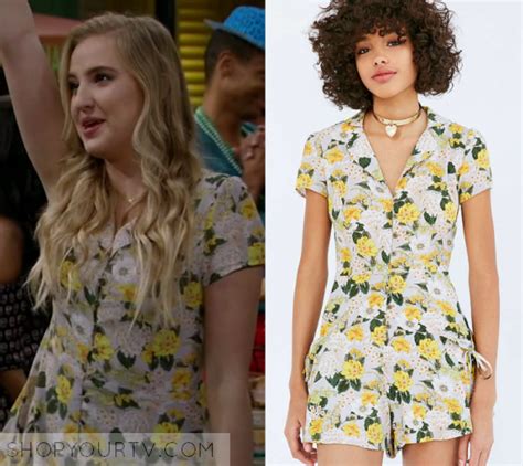 Kc Undercover Season 3 Episode 1 Marisas Yellow Floral Dress Shop