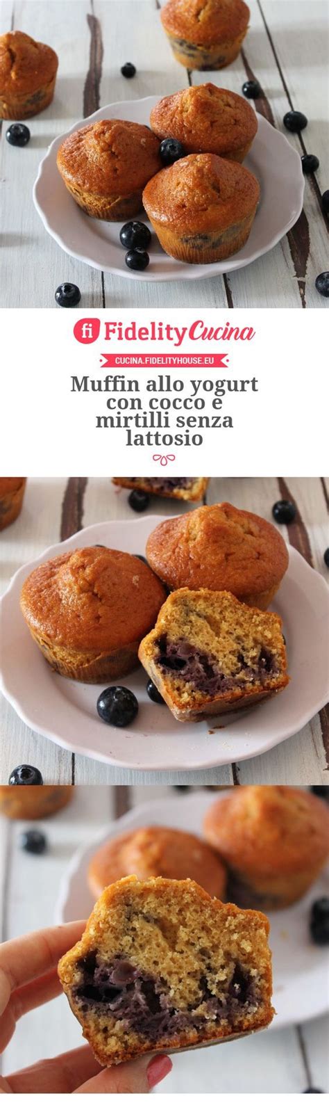 Questi muffin sono deliziosi, risultano più compatti rispetto alle ricette precedenti per via dello yogurt. Muffin allo yogurt con cocco e mirtilli senza lattosio ...
