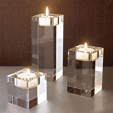 modern chunky crystal candle holders tealight religious contemporary c house boutique