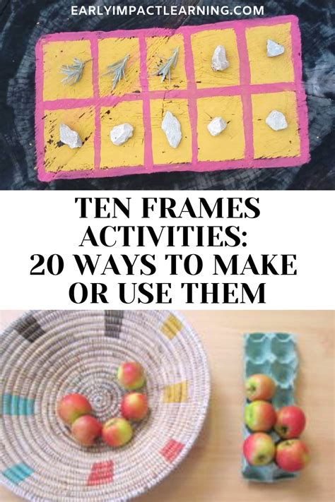 Ten Frames Activities 20 Ways To Make Or Use Them Ten Frame
