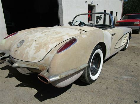 1958 Chevrolet Corvette Project Rolling Resto Mod Project Car For Sale
