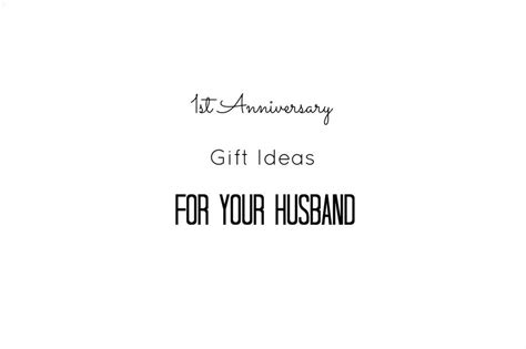 Check spelling or type a new query. 1st Anniversary Gift Ideas for Your Husband — Runway Chef