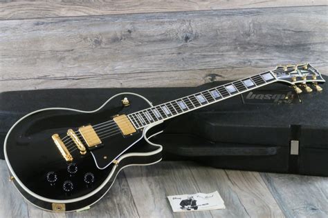 Vintage 1989 Gibson Les Paul Custom Solidbody Electric Guitar Black