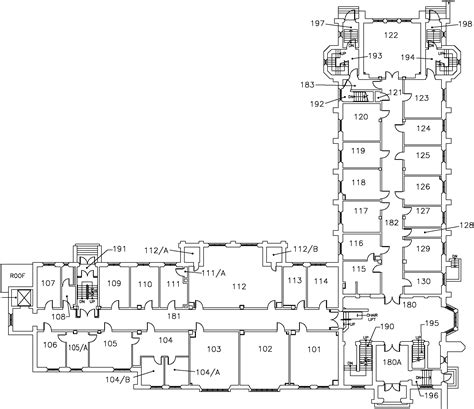 McMaster University University Hall - First Floor Map