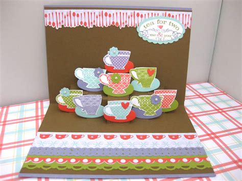 Blue Jelly Sew N So Victoria Rogers Stampin Up Tea Shoppe Pop Up