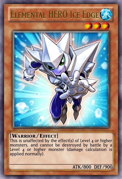 Elemental Hero Main Deck Monsters Custom Yugioh Cards Yugioh Cards Hero
