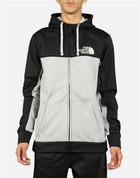 The North Face Surgent Bloc Full Zip Hoodie Blackgrey Nf0a3xag Gam