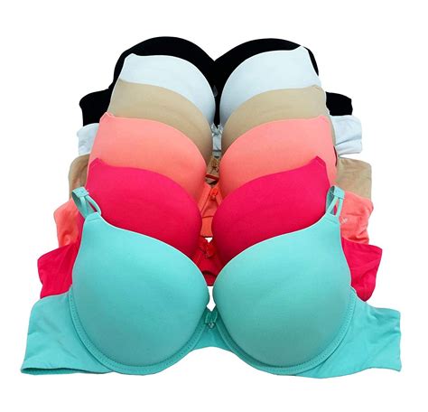 Iheyi Max Lift 6 Pieces Power Extreme Double Push Up Lace Add 2 Cup Bra 34c