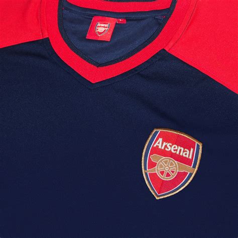 Arsenal Fc Official Football T Boys Poly Training Kit T Shirt Ebay