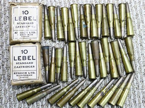 8mm Lebel Ammunition Lot Kynoch 60 Rnds 1337