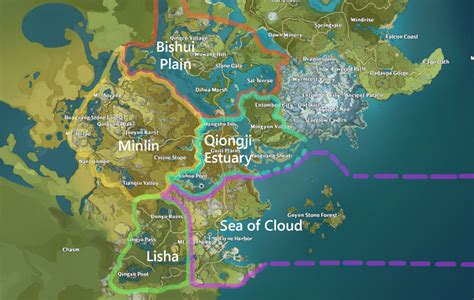 48 Genshin Impact Map Boundaries Info · Impact