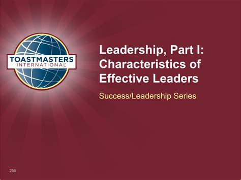 leadership part i characteristics of effective leaders ppt digital