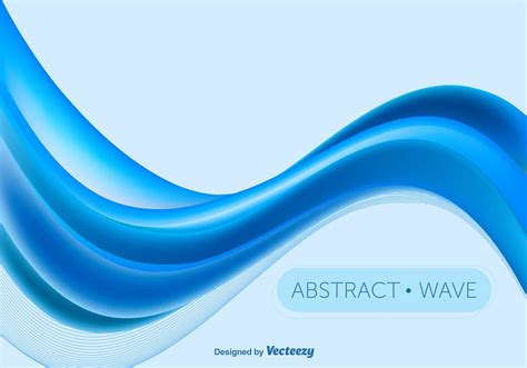 Blue Abstract Wave 103021 Vector Art At Vecteezy