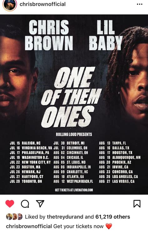 Chris Brown And Lil Baby Announce One Of Them Ones Tour