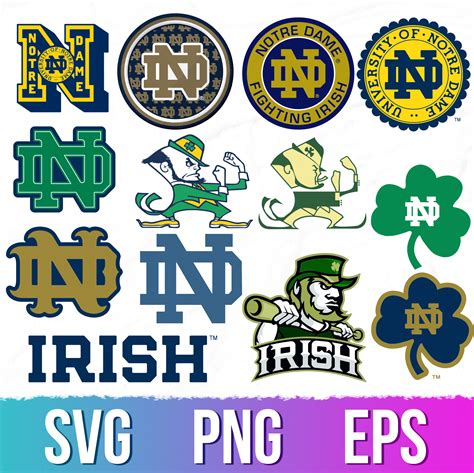 Notre Dame Fighting Irish Logo Fighting Irish Svg Fighting Inspire