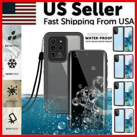 For Samsung Galaxy S20 Plus S20 Ultra 5g Waterproof Case With Screen