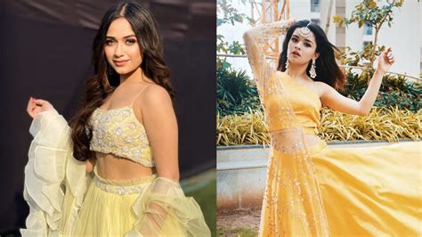 Avneet Kaur Vs Jannat Zubair Who Rocked In The Yellow Floral Outfit
