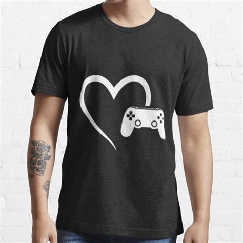 Gamer Girl Heart Video Game Controller I Girl Gamer Heart T Shirt