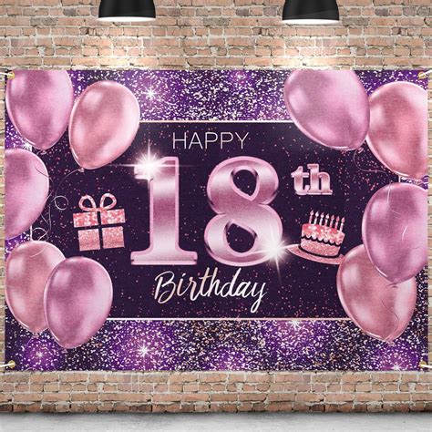 Buy PAKBOOM Happy Th Birthday Banner Backdrop Birthday Party Decorations Supplies For
