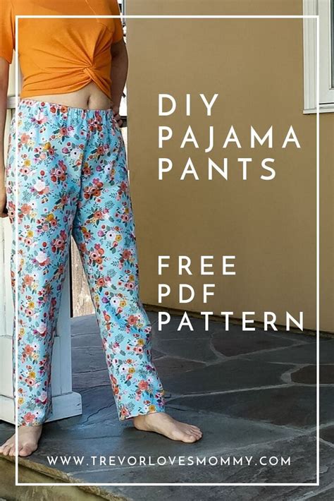 Free Printable Pajama Pants Pattern