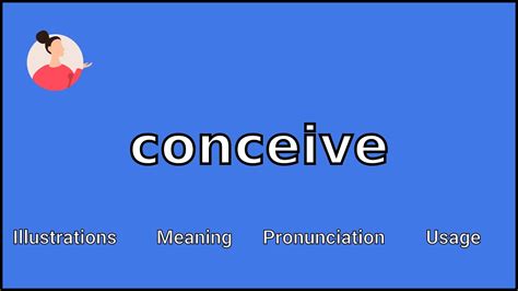 Conceive Meaning And Pronunciation Youtube