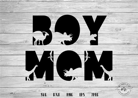 Dinosaur Boy Mom svg Mama svg Mom of Boys svg Mom life | Etsy