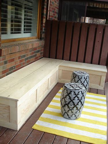 How To Build An Outdoor Bench L Shaped Rambling Renovators