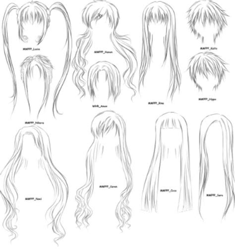 9 best anime hairstyle images on pinterest drawing hairstyles anime hairstyles and drawing ideas