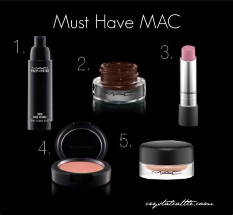 Crystal Cattle: Top 5 Must Have MAC Make-up Products