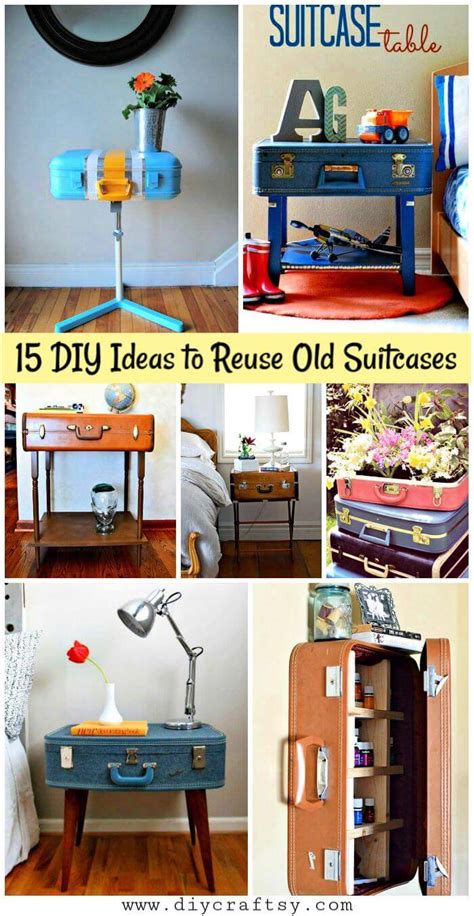 15 Diy Ideas To Reuse Old Suitcases ⋆ Diy Crafts
