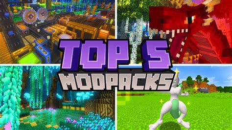 Top 5 Most Popular Minecraft Modpacks Youtube