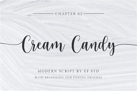 Cream Candy Modern Script Font Dafont Free