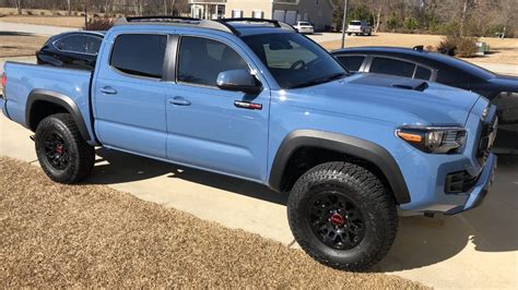 Extra skid plates are equipped for. SOLD! Cavalry Blue TRD PRO MT in S.C. | Tacoma World
