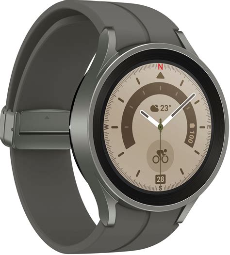 チタン Samsung Galaxy Watch 5 Pro 2022 45mm Titanium Case