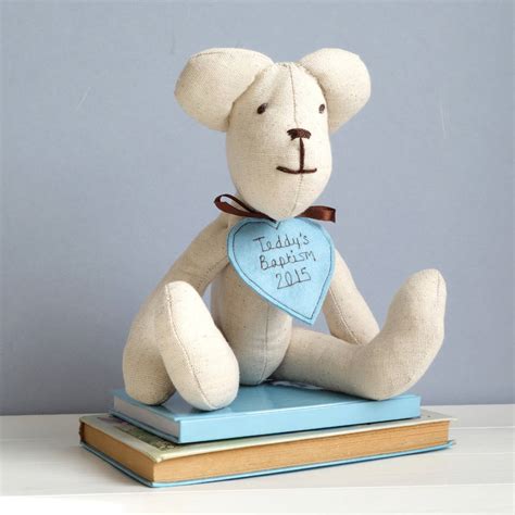 Adding a personal touch to a gift makes a huge difference. Personalised Teddy Bear Gift For Him By Milly And Pip ...