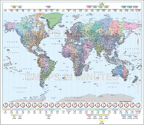 Large World Time Zone Map Exp Of Subway Springs Us Zones Printable X