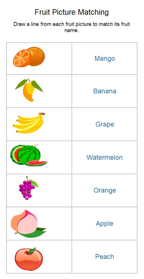 Fruit Worksheet Free Fruit Worksheet Templates